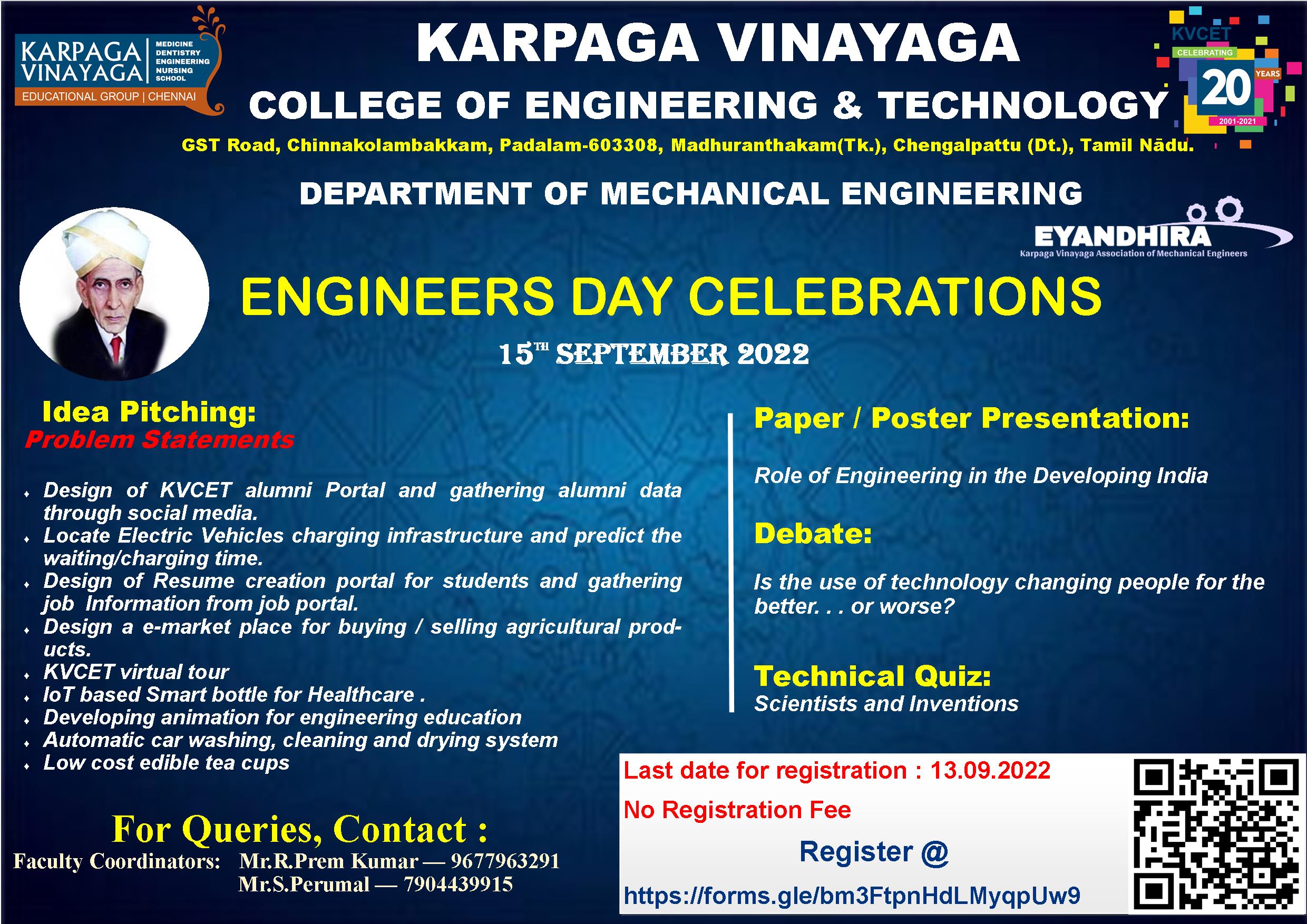 Engineers Day Celebrations 2022